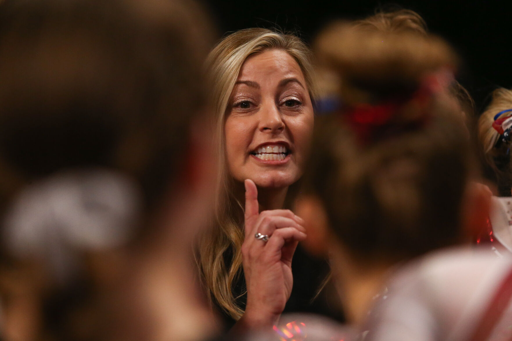 Head women's gymnastics coach K.J. Kindler
